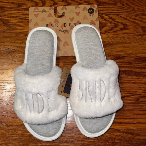 rae dunn bride slippers
